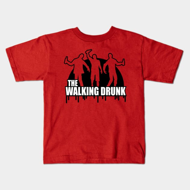 The Walking Drunk Kids T-Shirt by CheesyB